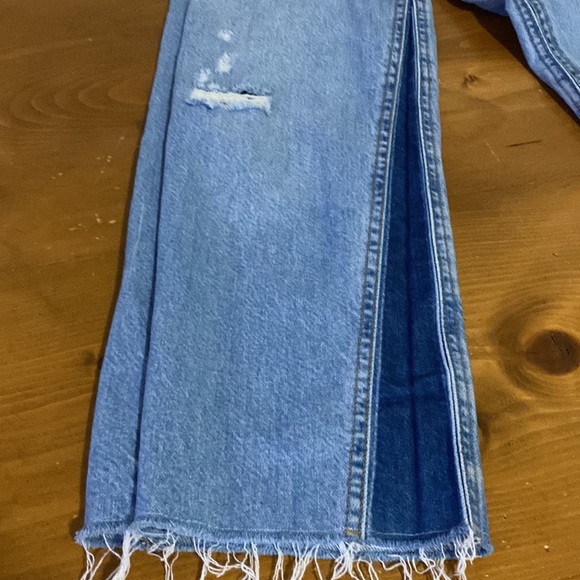 Zara Wide Leg Denim Jeans Size 9 - Picture 7 of 15